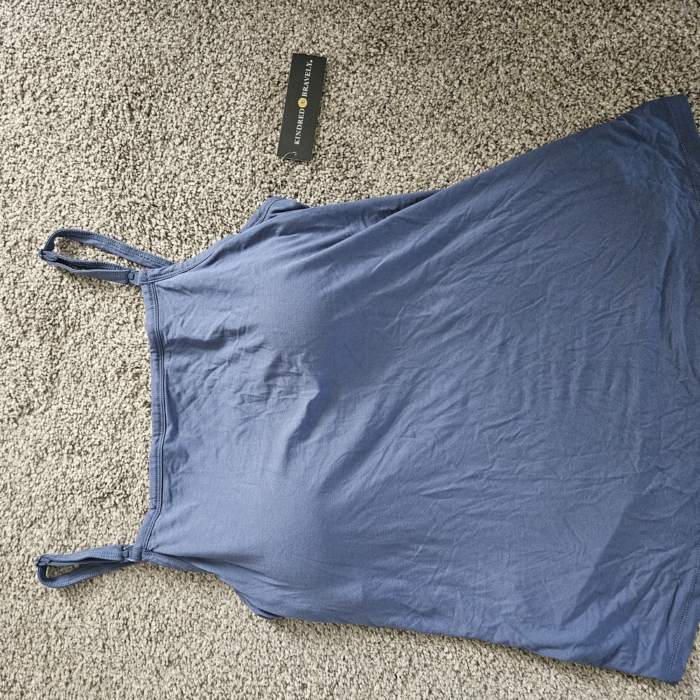 Blue Nursing Tank Top
